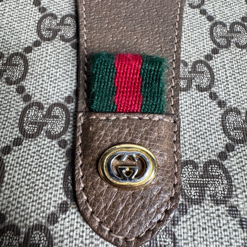 Gucci Large Ophidia Sherry Line Supreme GG Monogram Clutch Crossbody Bag - Picture 6 of 14